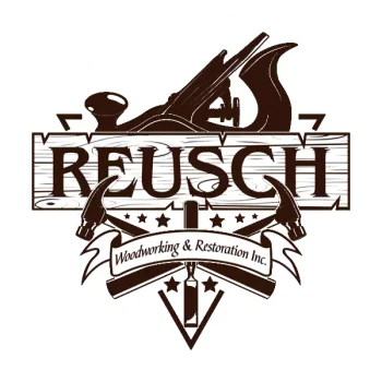 Reusch Woodworking and Restoration logo.
